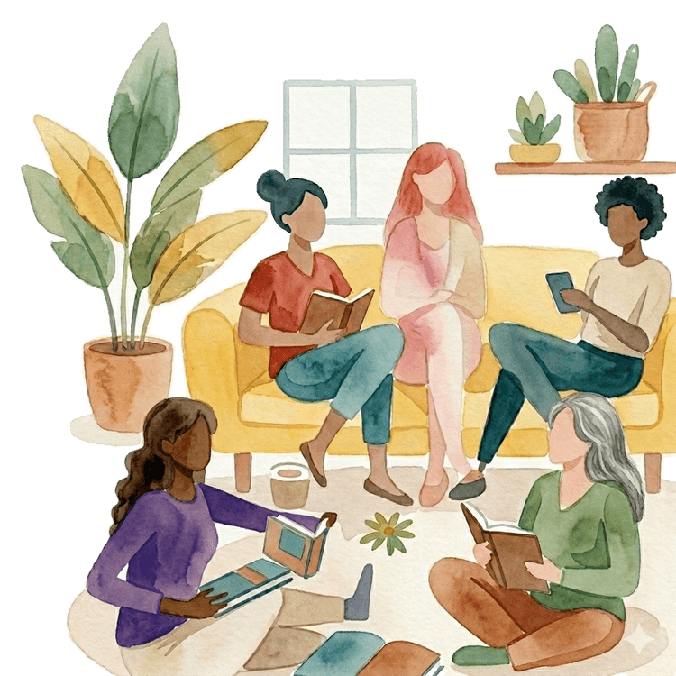 An illustration for The Care Den.